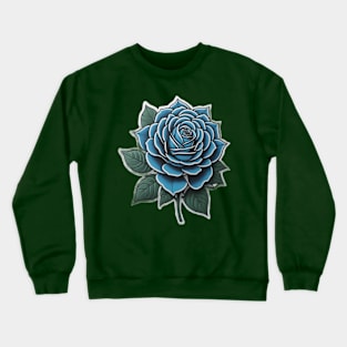 Fleur bleue Crewneck Sweatshirt